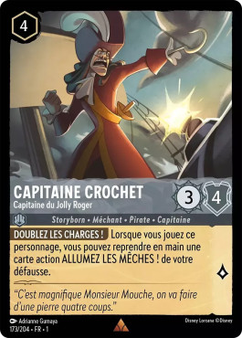 Lorcana capitaine crochet - capitaine,