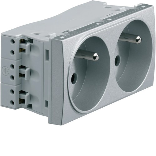 Hager ws122t prise double t - hager,