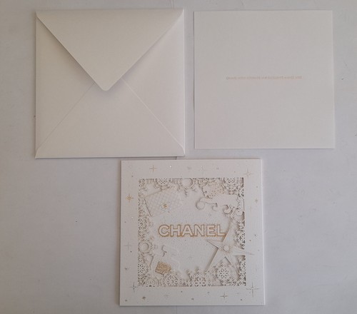 Chanel carte voeux - chanel,