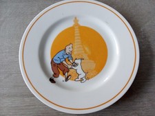 TINTIN ET MILOU assiette