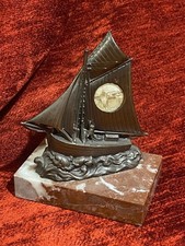 Sculpture métal socle marbre