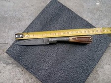 Couteau pliant vendetta corse mitre et lame damas artisanal.Knife.knive.