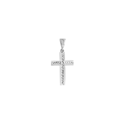 Pendentif croix diamant - en, 3d
