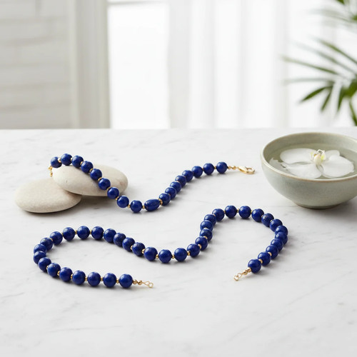 Parure lapis lazuli collier - parure,