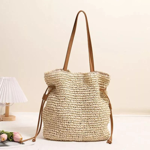 Borsa paille tressée - en,