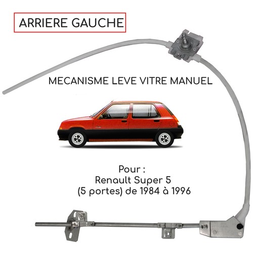 Leve vitre manuel arriere - manuel,