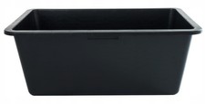 Bac plastique noir 40L chantier jardin construction rectangulaire  