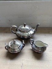 SERVICE A THE STYLE LOUIS XV EN PORCELAINE ET ARGENT ANNEES 60 ORIGINE BAVARIA