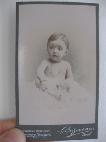 Photographie ancienne bébé