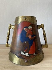 Antique Bateau de Bois Avec Poignée Baratte à Beurre ? Table Déco Ferme Fischer