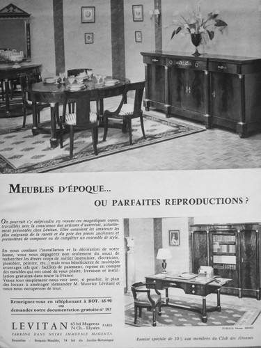Publicité presse 1960 - publicitÉ, de