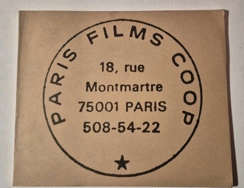 Catalogue paris films - paris, coop