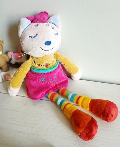 Catimini doudou peluche chat