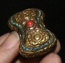 3.5cm Antique Tibetan Bronze