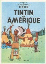 HERGE carte postale bd  Les