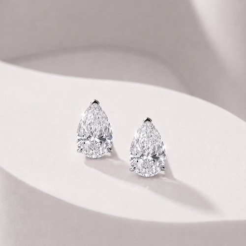 Boucles oreilles poire - boucles, d’oreilles