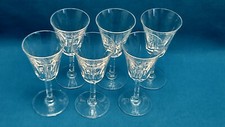 6 verres à vin blanc en