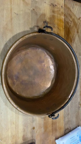 Chaudron ancien cuivre