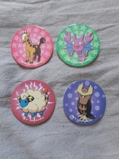 Lot 4 Pogs Pokémon TM & '
