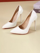 Escarpins Femme Blanc Stiletto
