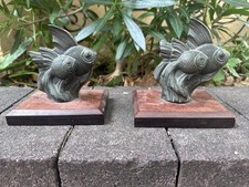 Serre Livre Art Déco Poissons