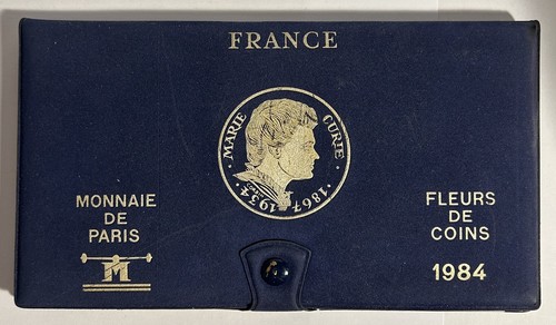 Coffret fleurs coins 1984 - coins,