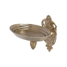 Porte-Savon Laiton Poli Mural En Style Baroque Empire Ensemble