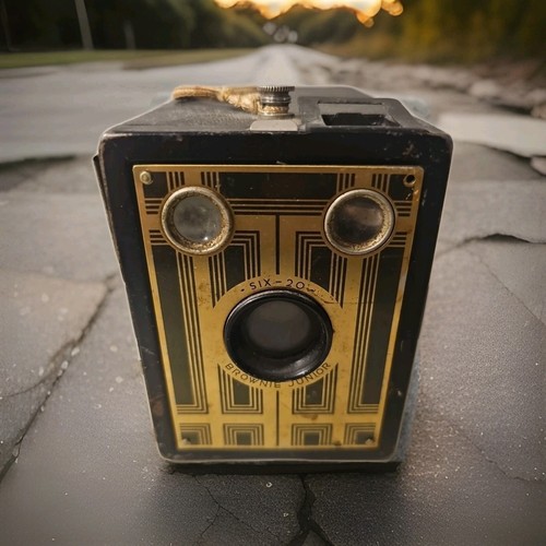 Vintage kodak six brownie - vintage,