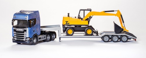 Emek scania 6x4 bleu avec - s,
