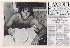 COUPURE DE PRESSE CLIPPING 1982 L'Amour de GUILLERMO VILAS   (4 pages)