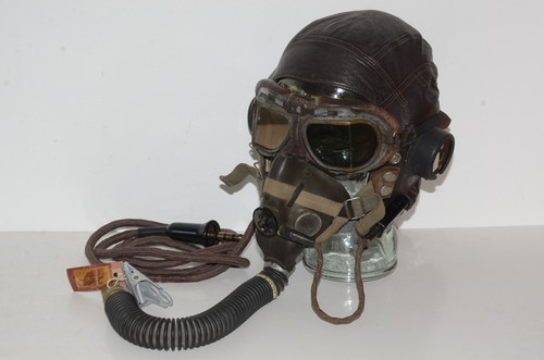Ww2 raf flying helmet wired - raf, c
