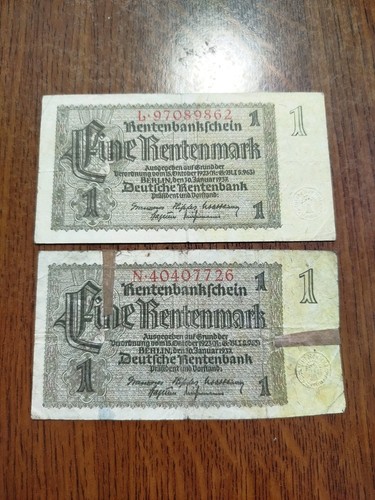 Lot billets allemands - lot,