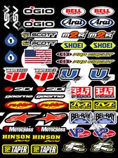 Motocross Sponsor Decal