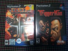 2 Playstation 2 games Triggerman Quake Three Revolution  PS2