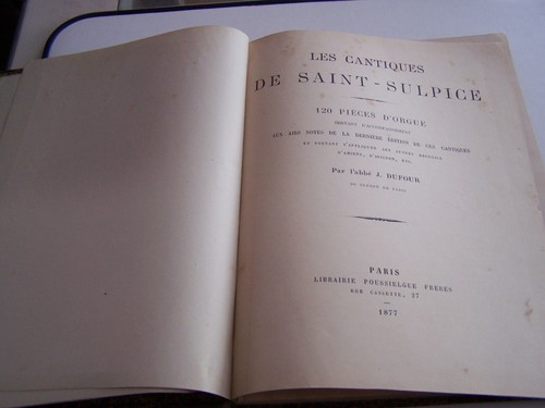 Livre partitions des - livre, de