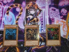 Yu-Gi-Oh! 3 Cartes Dieux égyptiens Gold Rare :  PGLD-FR030 PGLD-FR031 PGLD-FR032