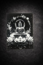 Tableau méditation lotus