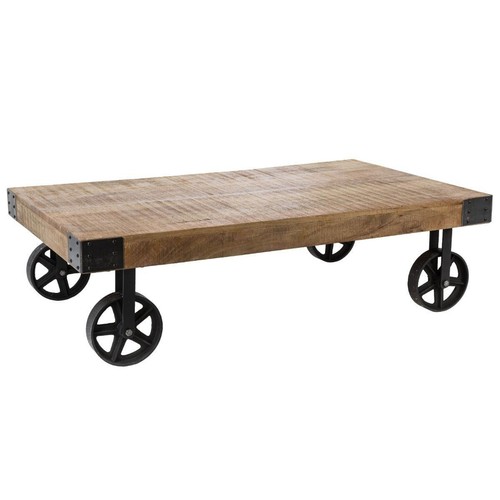 Table basse roulettes - table, en