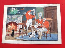 DESSIN ORIGINAL illustré JACK avec son calque & litho vers 1930 CECIL ALDIN