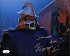 FRANCOIS CHAU Signed "SHREDDER ~TEENAGE MUTANT NINJA TURTLES" 8x10 Photo JSA COA
