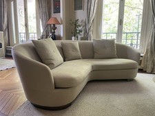 Ensemble Jacques – Rodolfo Dordoni pour Minotti – Canapé, fauteuil pivotant, pou