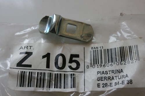 Plaquette serrure coffre e28 - plaquette,