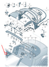 AUDI TT 8J Plaque de montage