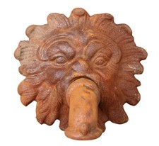 Bec de fontaine fer lion gargouille jardin style antique