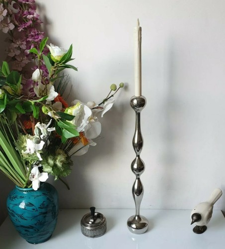 Bougeoir fonte aluminium style - bougeoir,