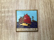 INSIGNE MARINE.   CAPUCINE.  DRAGUEUR.                AUGIS SB LYON