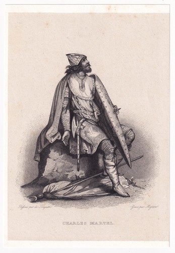 Portrait xixe charles martel - portrait,