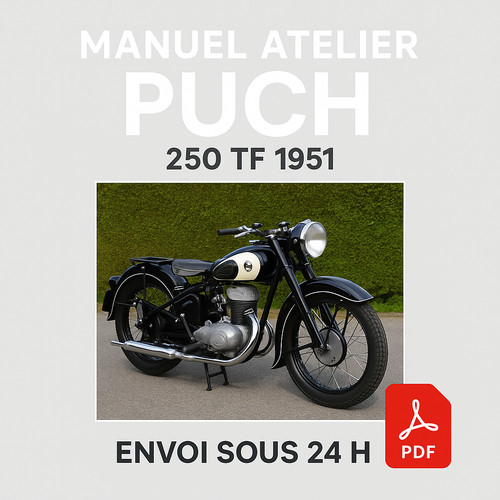 Manuel atelier puch 250 - manuel, tf