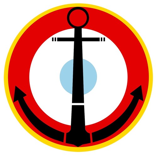 Sticker ancre marine - marine, nationale