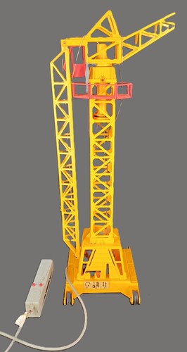 Jouet ancien grue - , chantier